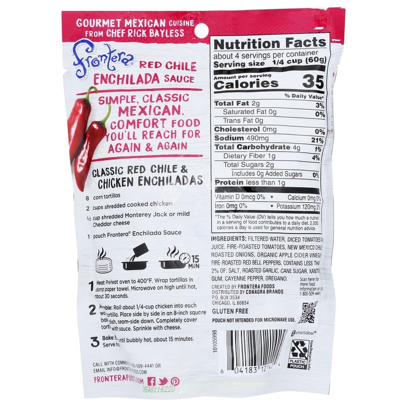 Red Chile Enchilada Sauce 8 Ounces (Case of 6) by