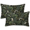 Naqiuli Spring Floral Throw Pillow Covers Set of 2 Green