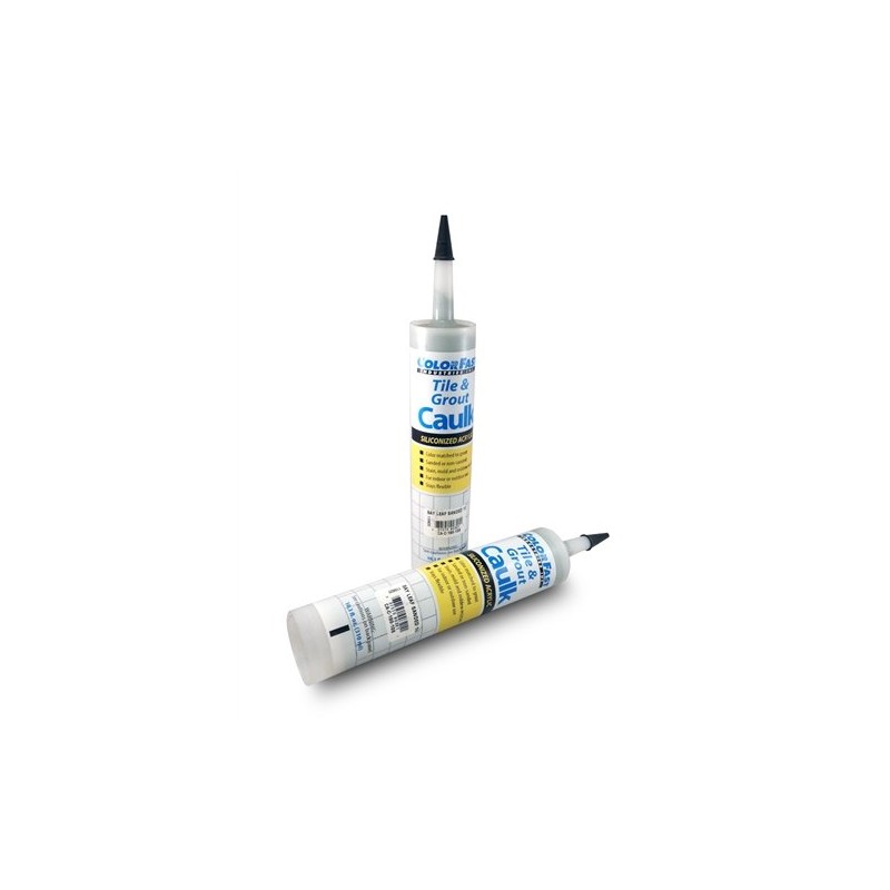 Color Fast Caulk Matched to Custom Building Products (Snow White