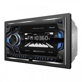 Soundstream VM-22B Single DIN Digital Media Receiver w/ 32GB SD/USB Playback, AM/FM Receiver, & Bluetooth