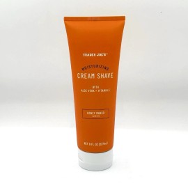 Trader Joe's 8 oz Moisturizing Cream Shave - Honey Mango for Shaving w/Aloe Vera