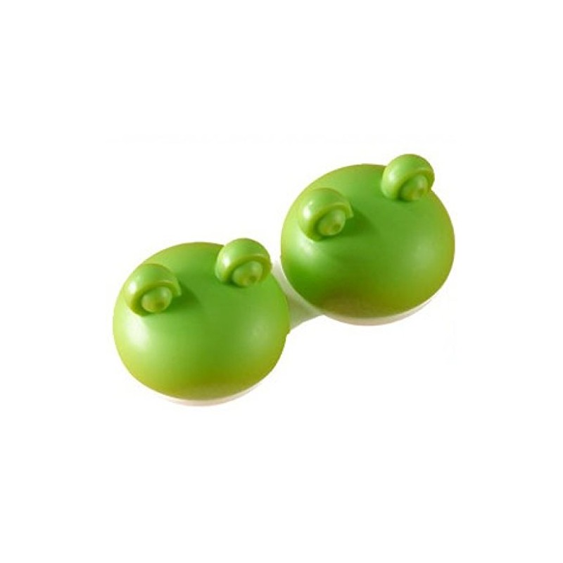 Contact Lens Case in Frog Design, "Frog" in Various Colours