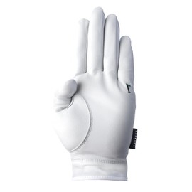 Green Swing Golf Glove White | Made from Cabretta Leather | Right & Left Handed Size Options | Mens Golf Glove (M/L, Left (for right handed golfers))