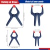 Workpro 8 Piece F Clamp And Spring Clamp Set With