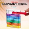 MEDca Weekly Pill Organizer, Four Times-a-Day, 1 Dispenser with Stackable