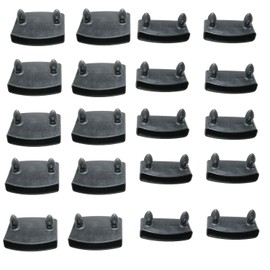 Meuey Lyot 50mm x 9mm Bed Slat Holder Cover Replacement Bed Slat Holder for Bed Support Slat Central Slat Bed Support Slat 10pcs Center caps and 10pcs end caps of Bed Slat Holder