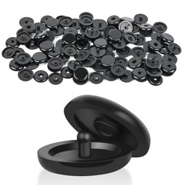 GOOACC 25Sets Universal Seat Belt Button Buckle Clip Stop Prevent Seat Belt Buckle from Sliding Down Snap-On System No Welding Required