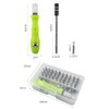 32-in-1 Magnetic Precision Screwdriver Set | Star, Torx, Phillips, Slotted,