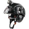 GREEN DEVIL Hard Hat Safety Helmet with Rechargeable Headlamp Light