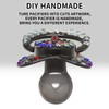 CutiePlusU Adult Sized Dummy for Adults Crystal DIY Handmade Black