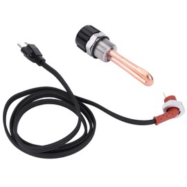 Engine Block Heater Assembly 5003619AB for Dodge Ram 2500 3500 1998-2007 Truck L6 5.9L 6.7L Cummin Diesel Engine Block Heater Element with Wiring Harness Replace 30601007