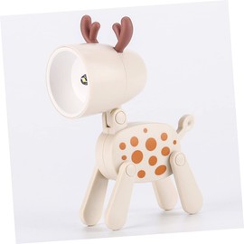 Mikikit 2 x Night Light for Pets Warm Night Light Room Night Light Cartoon Animal Lamp Decorative Deer Light Room Light Deer Night Light Folding LED Night Light Child PVC