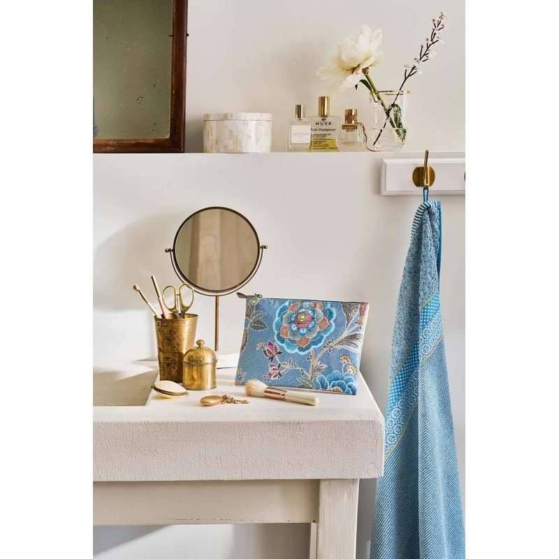 Pip Studio Charly Flat Necessaire Medium Matata Blue, blue