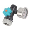 G3/4in Adjustable Water Pressure Regulator Valve with Pressure Gauge Greenhouse