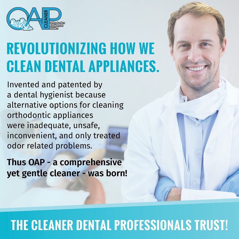 OAP Cleaner - Cleans and Sterilizes Removable Dental and Ortho