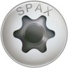 SPAX Screw Head Lentils T-STAR Plus, Stainless A2, Fully Threaded,