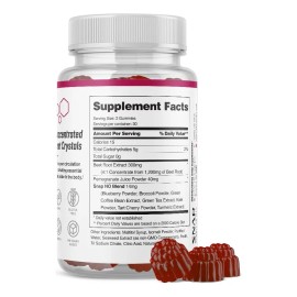 Oxido Nitrico Suplemento Dietetico 60 Gomitas Sabor Sin Sabor