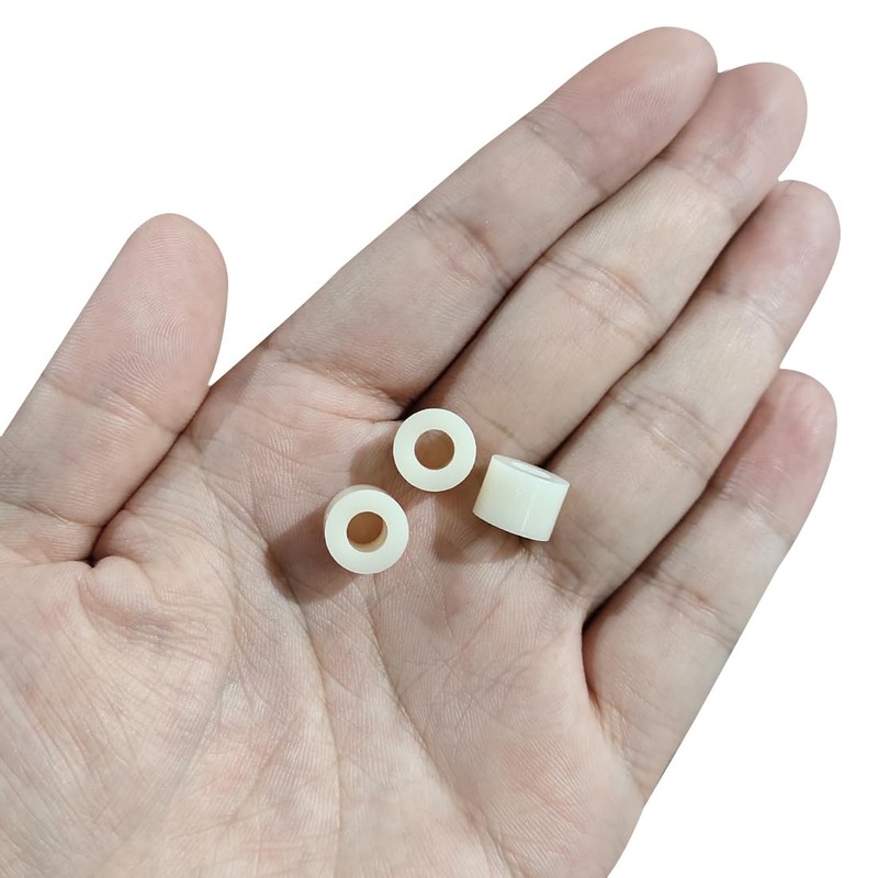 sourcing map ABS Round Cylinder Spacers Washers 11 mm x
