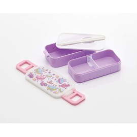 Skater YZW3 2-Tier Lunch Box, 20.3 fl oz (600 ml), Swimmer, Space Boy, Made in Japan