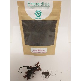 Irish Moss (Carrageen) from Emerald Isle Seaweed Certified Organic (100 g Powdered)
