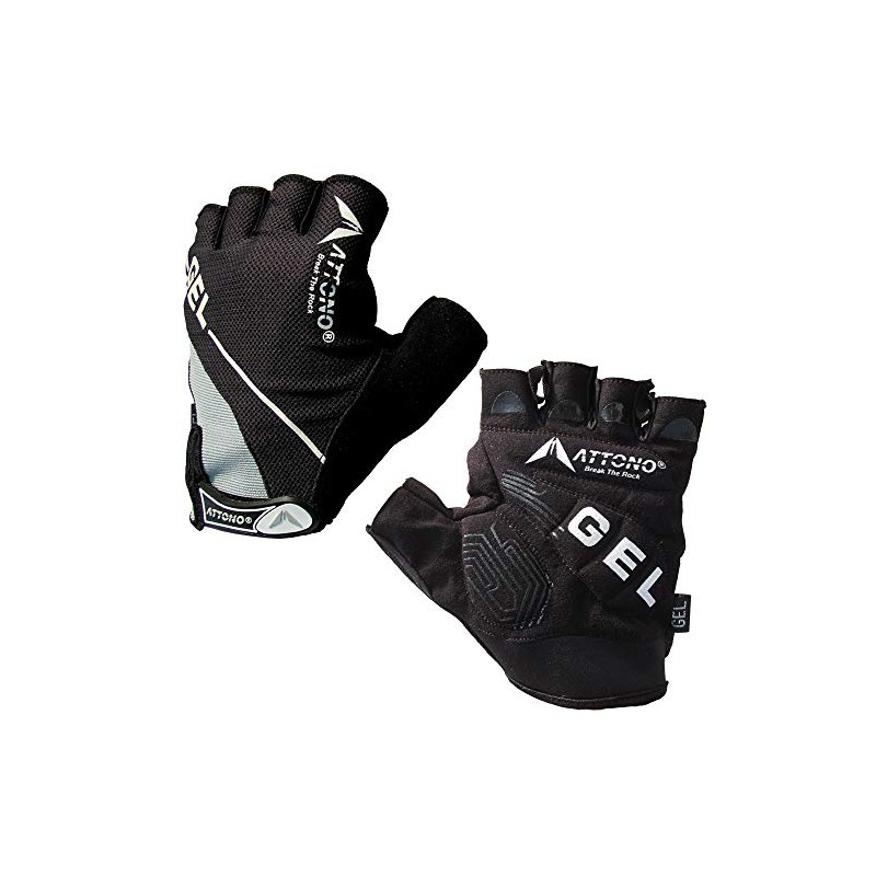 ATTONO Gel Cycling Gloves Mountain Bike Gloves with Gel Padding