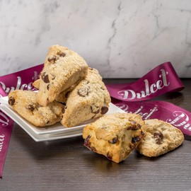 Dulcet Gift Baskets Artisan Scone Congratulations Gift Tin, Gourmet Pastries Gifting for Men, Women, Friends and Families With Prime Delivery