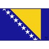 Bosnia and Herzegovina Flag Sticker 8.5 x 5.5 cm