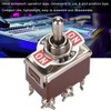 5PCS Toggle Switch DPDT 6 Pin3 Position Terninal On OFF