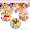 100pcs Easter Mini Eggs Decorations for Kids Easter Day,Artificial Bird