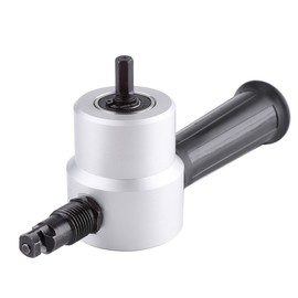 Double Head Sheet Metal Cutter Metal Nibbler Tool Sheet Nibbler Electric Drill Attachment Nibbler Cutting Tool Set