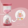 10 Minute Sand Timer,Plastic Hourglass Timer in Macaron Pink with