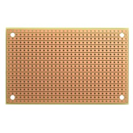 ST1 StripBoard, Uncut Strips, 1 Sided PCB, Size 1 = 50 x 80mm (1.97 x 3.15in)
