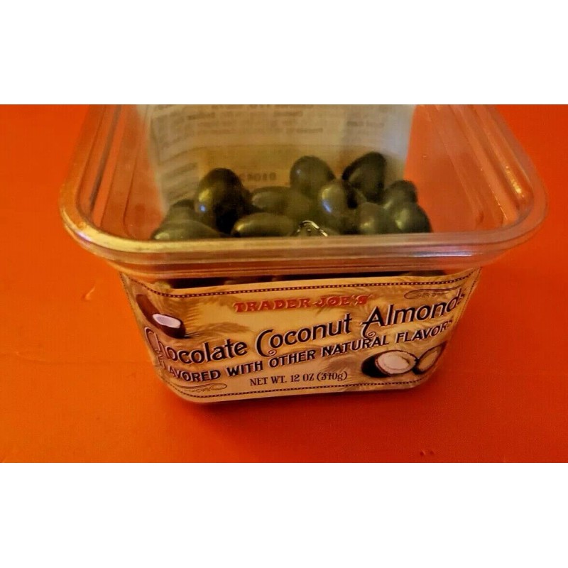 Trader Joe's 2 PACK TRADER JOE'S CHOCOLATE COCONUT ALMONDS 12