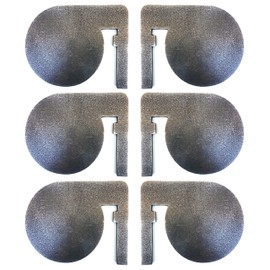 6”x1/4” .22lr Steel Shooting Dueling Tree Paddles for Magnum Target Dueling Tree