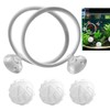 Betta Fish Exercise Hoops,Betta Fish Toys for Small Tank -