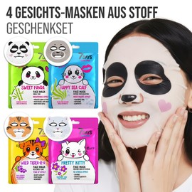 7Days Face Mask Animal Set of 4