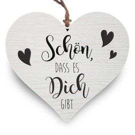 Glitzkind Wooden Sign Gift Small Attention Birthday Best Friend Colleague Mum Women Farewell Gift Small Gift Gift Idea Cheer Thank You