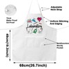 BWWKTOP Lab Technician Apron With Pockets Science Laboratory Apron Lab