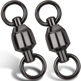 10, 30 Packed Copper High Strength Ball Bearing Swivels, Welded Rings Fishing Tackle Swivels Accessory Connectors Saltwater-35LB to 390LB