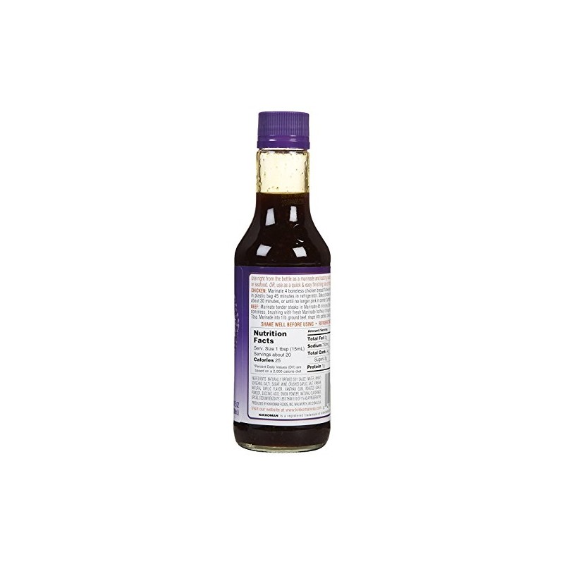 Kikkoman Roasted Garlic Teriyaki Marinade & Sauce - 10 oz