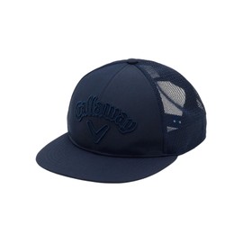 Callaway C25191103 Men's Flat Mesh Cap, Adjustable Size, Golf Hat, 1120_navy, Free size