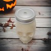 Skull Candle in Reusable 16 oz Drinking Jar Gift Gift