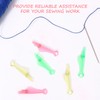 Pack of 9 Mini Fish Needle Threader, Plastic Needle Threader,