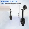 Replacement Bungee End Caps for Coolaroo Shades, Black