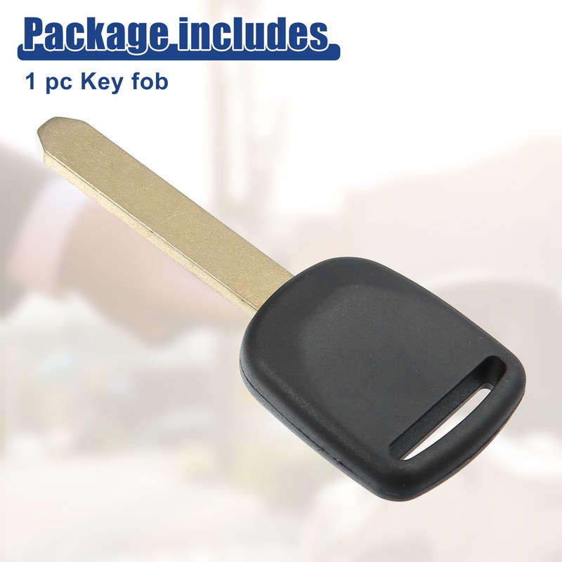 ACROPIX Uncut Ignition Transponder Key Fit for Honda Civic CR-V