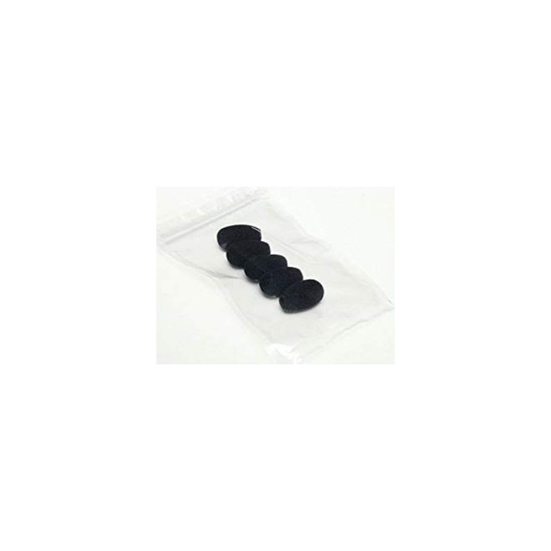 Headset Incom, Pin Microphone, Microphone Sponge, Black, Set of 5,