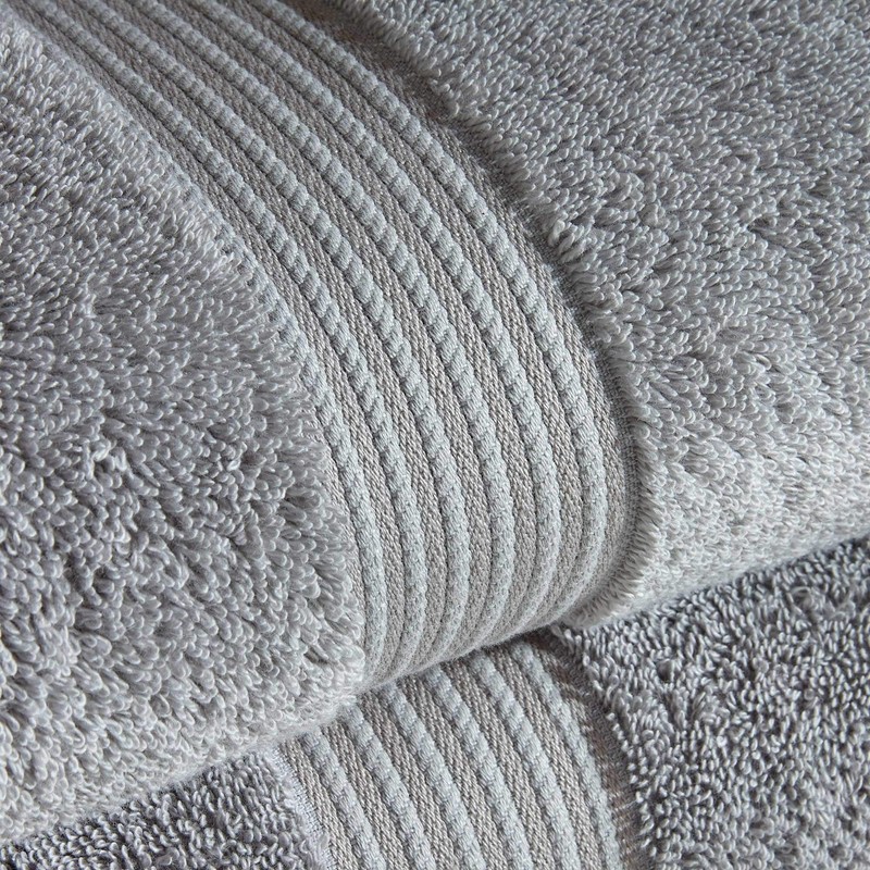 Christy Supreme Hygro 2 Hand Towels Set | Silver Grey