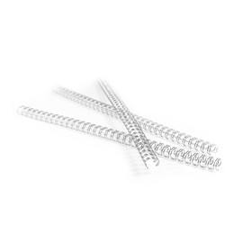 PAVO A4 7.9 mm Premium Wire Binding Spines - White (Pack of 100)