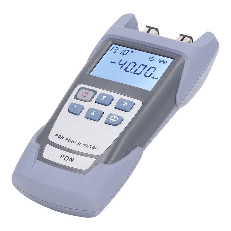 PON Optical Power Meter Fiber Port Checker Red Light Test