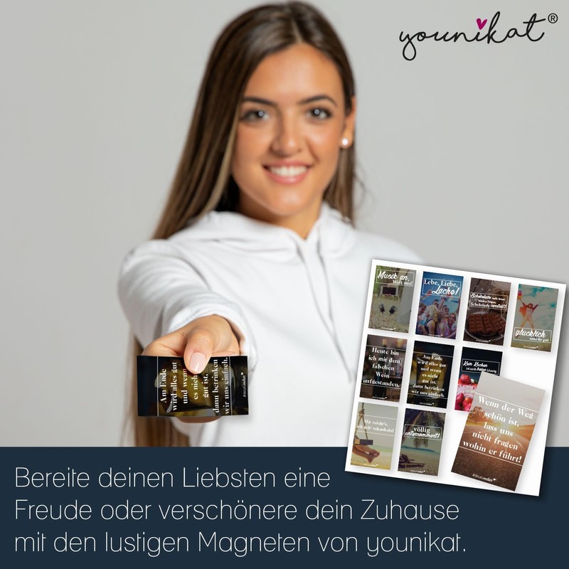 Fridge Magnets Set (Multicoloured - Dark)